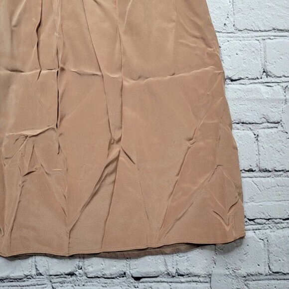 J Crew Silk Petal Mid Length Crepe De Chine A Line Skirt Size 4 - Picture 6 of 10